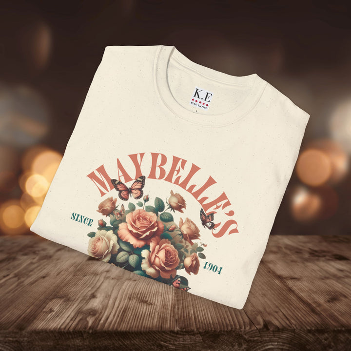 MAYBELLE'S FLORAL CAFE T-SHIRT