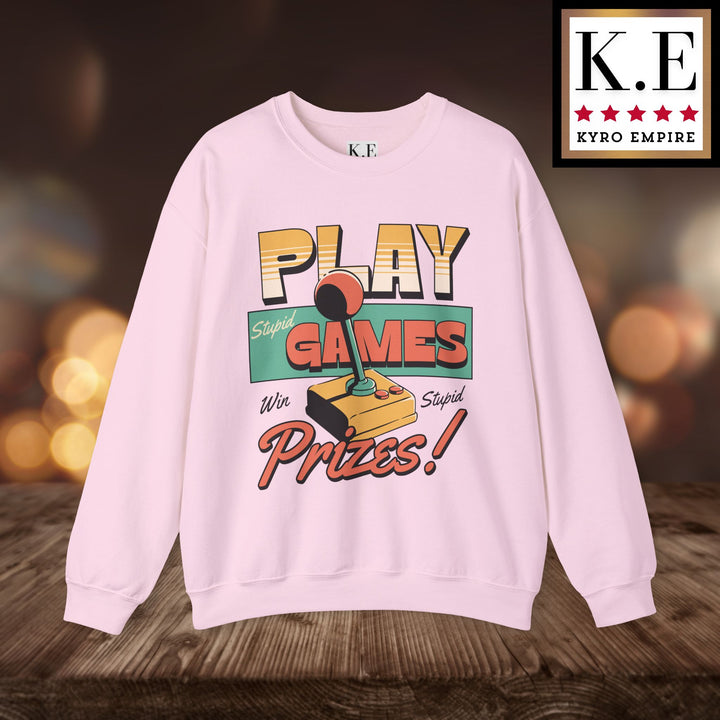 PLAY STUPID GAMES CREWNECK