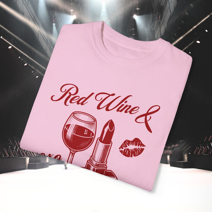 RED WINE & RED LIPSTICK T-SHIRT