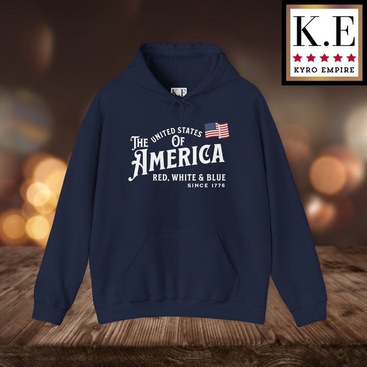 RED WHITE & BLUE HOODIE