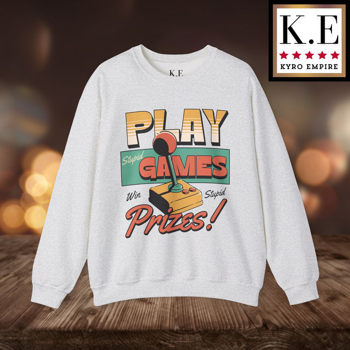 PLAY STUPID GAMES CREWNECK