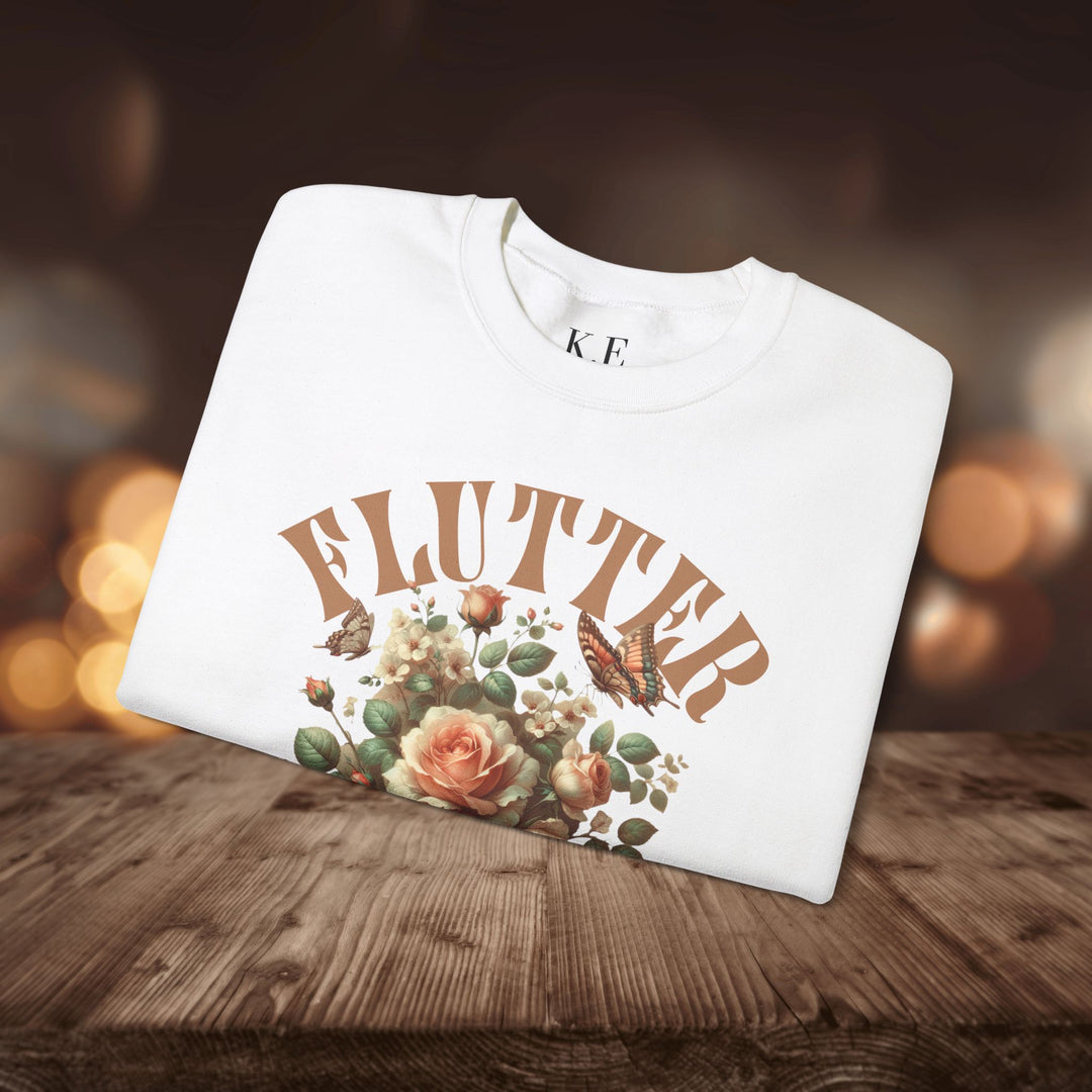 FLUTTER SECRET GARDEN CREWNECK