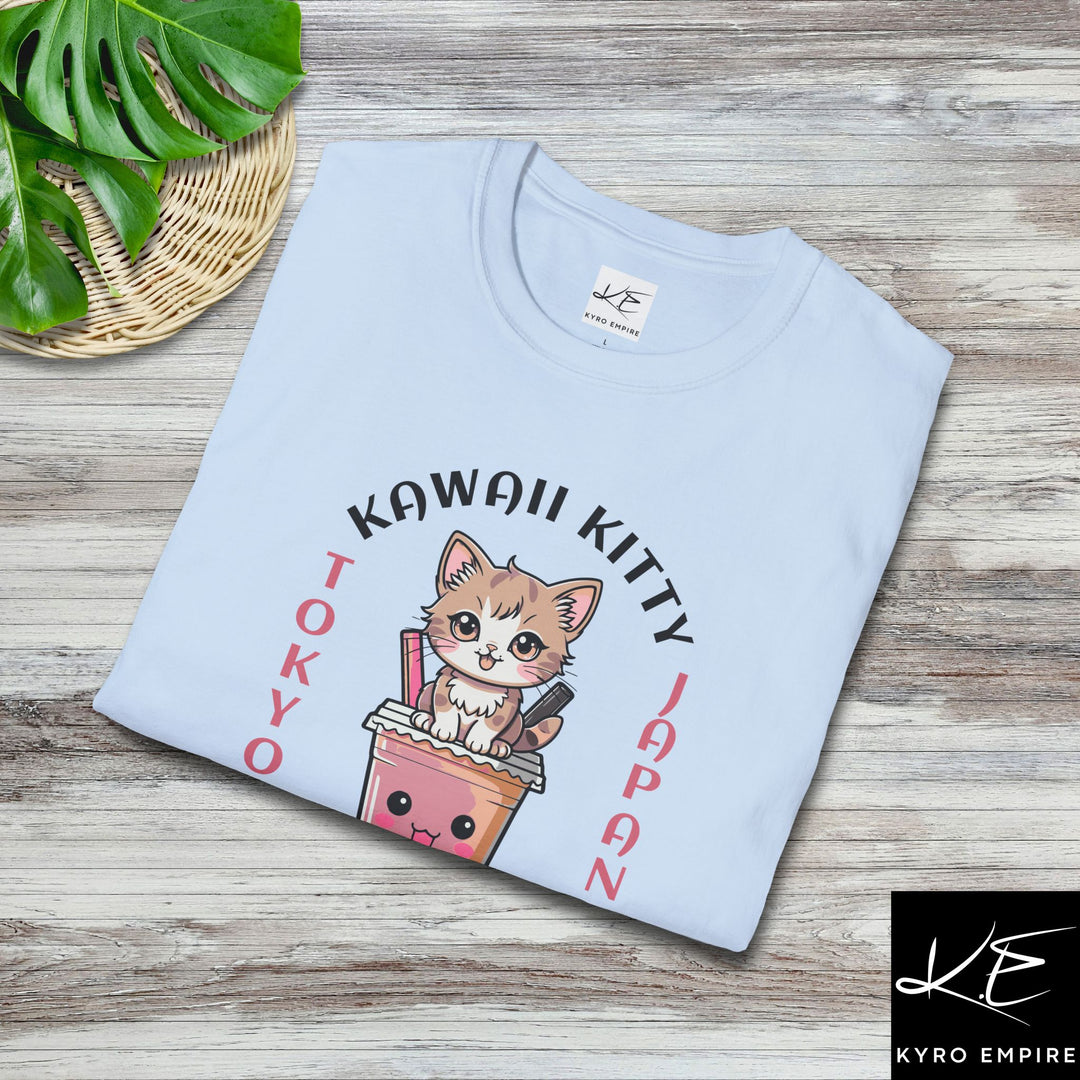 KAWAII KITTY BOBA T-SHIRT