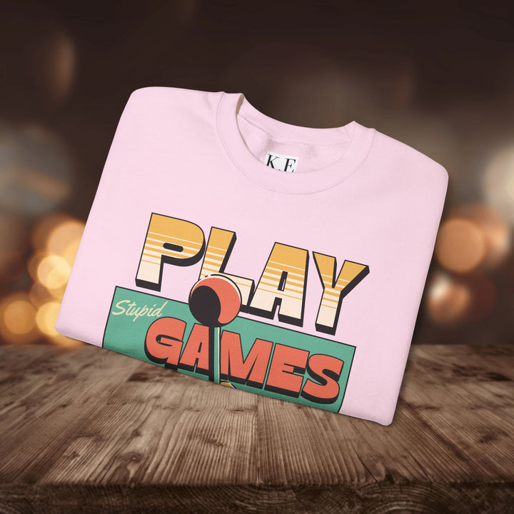 PLAY STUPID GAMES CREWNECK