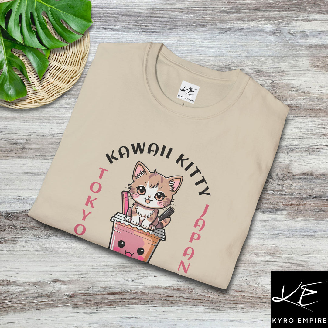 KAWAII KITTY BOBA T-SHIRT