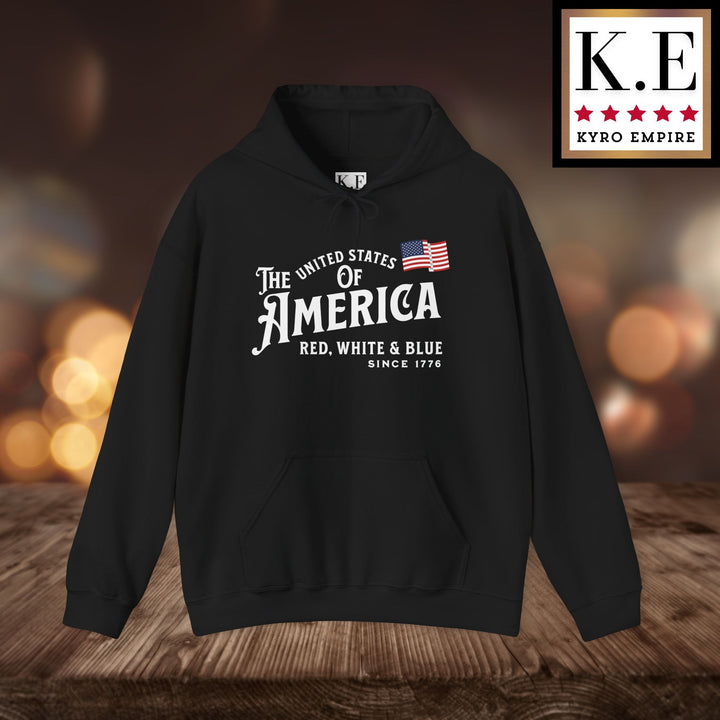 RED WHITE & BLUE HOODIE