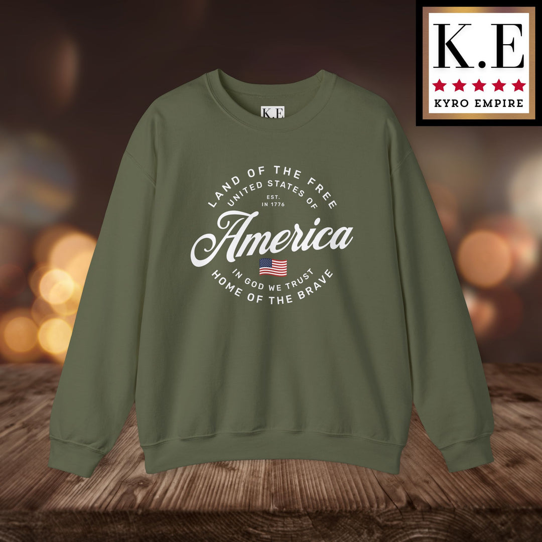 AMERICA CREWNECK
