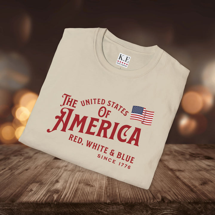 RED WHITE & BLUE T-SHIRT
