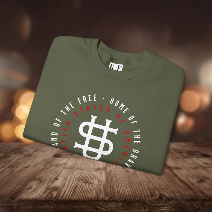 FREE & BRAVE CREWNECK