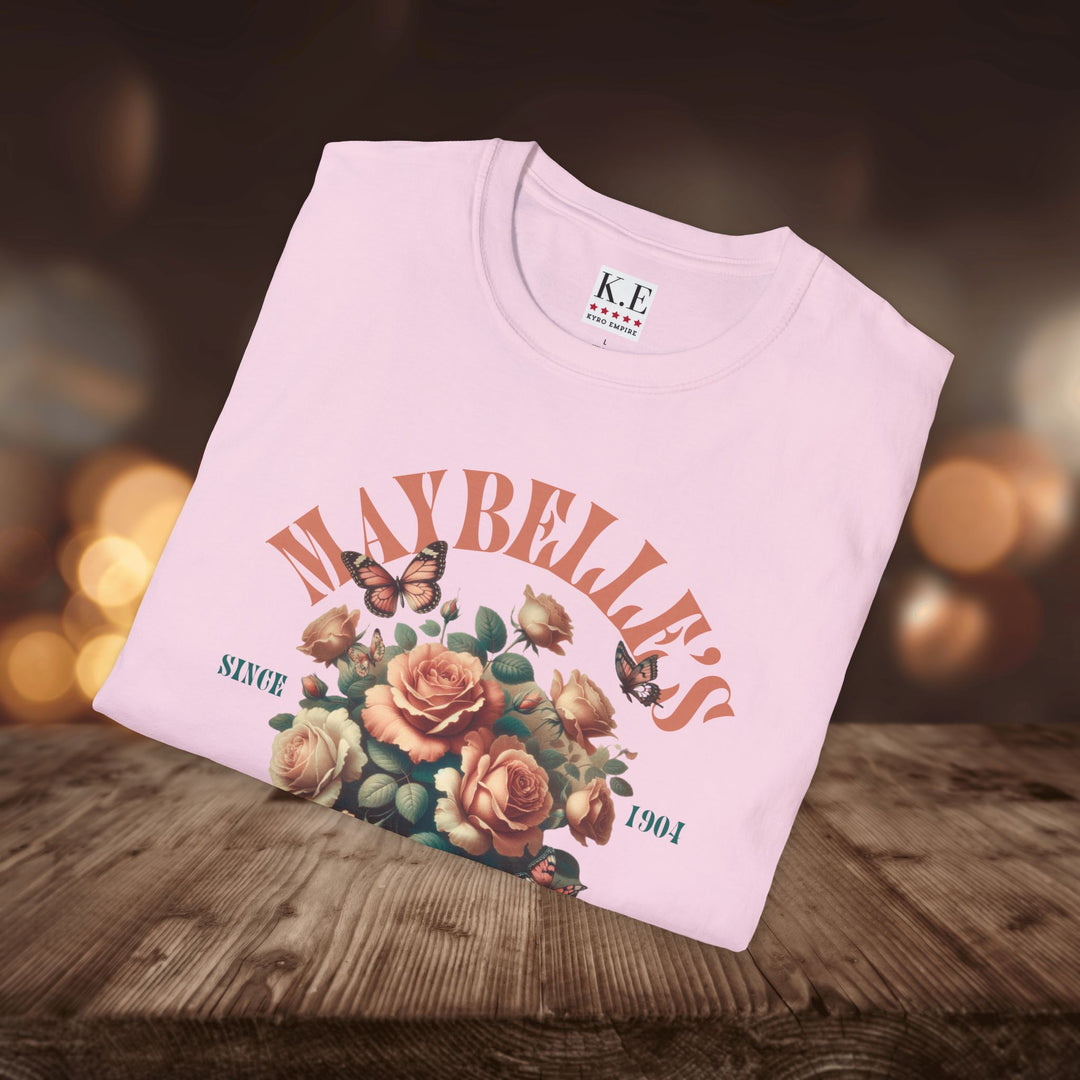 MAYBELLE'S FLORAL CAFE T-SHIRT