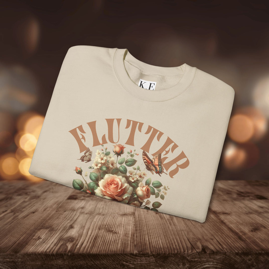 FLUTTER SECRET GARDEN CREWNECK