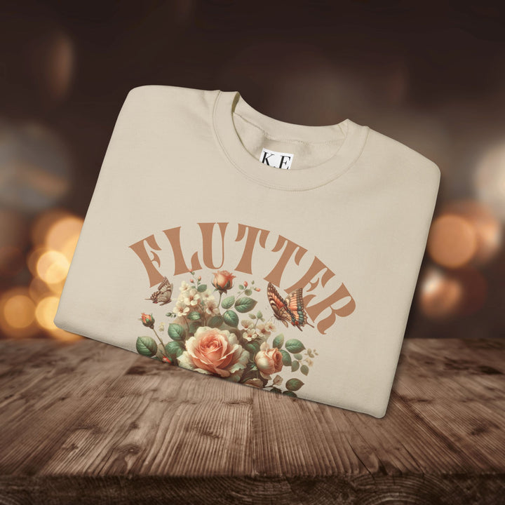 FLUTTER SECRET GARDEN CREWNECK