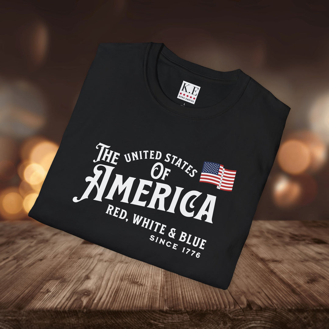 RED WHITE & BLUE T-SHIRT
