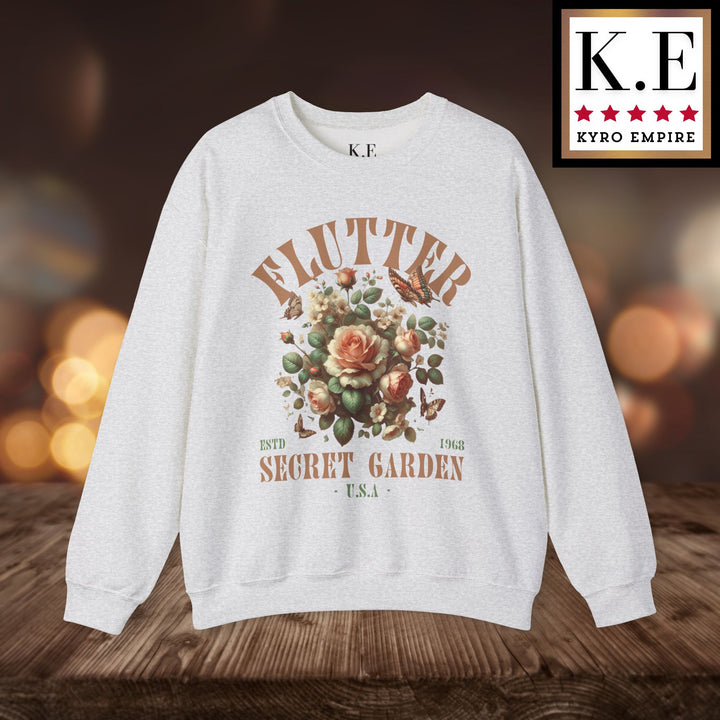 FLUTTER SECRET GARDEN CREWNECK