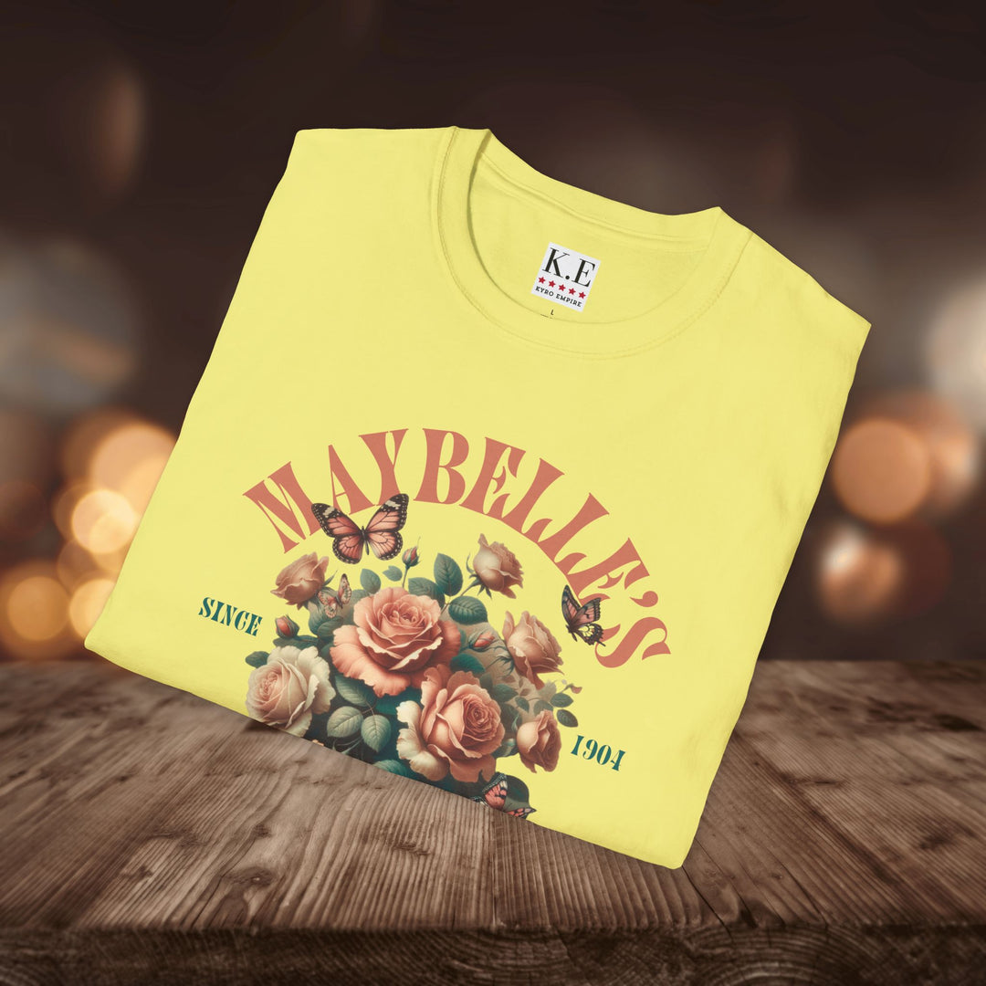 MAYBELLE'S FLORAL CAFE T-SHIRT