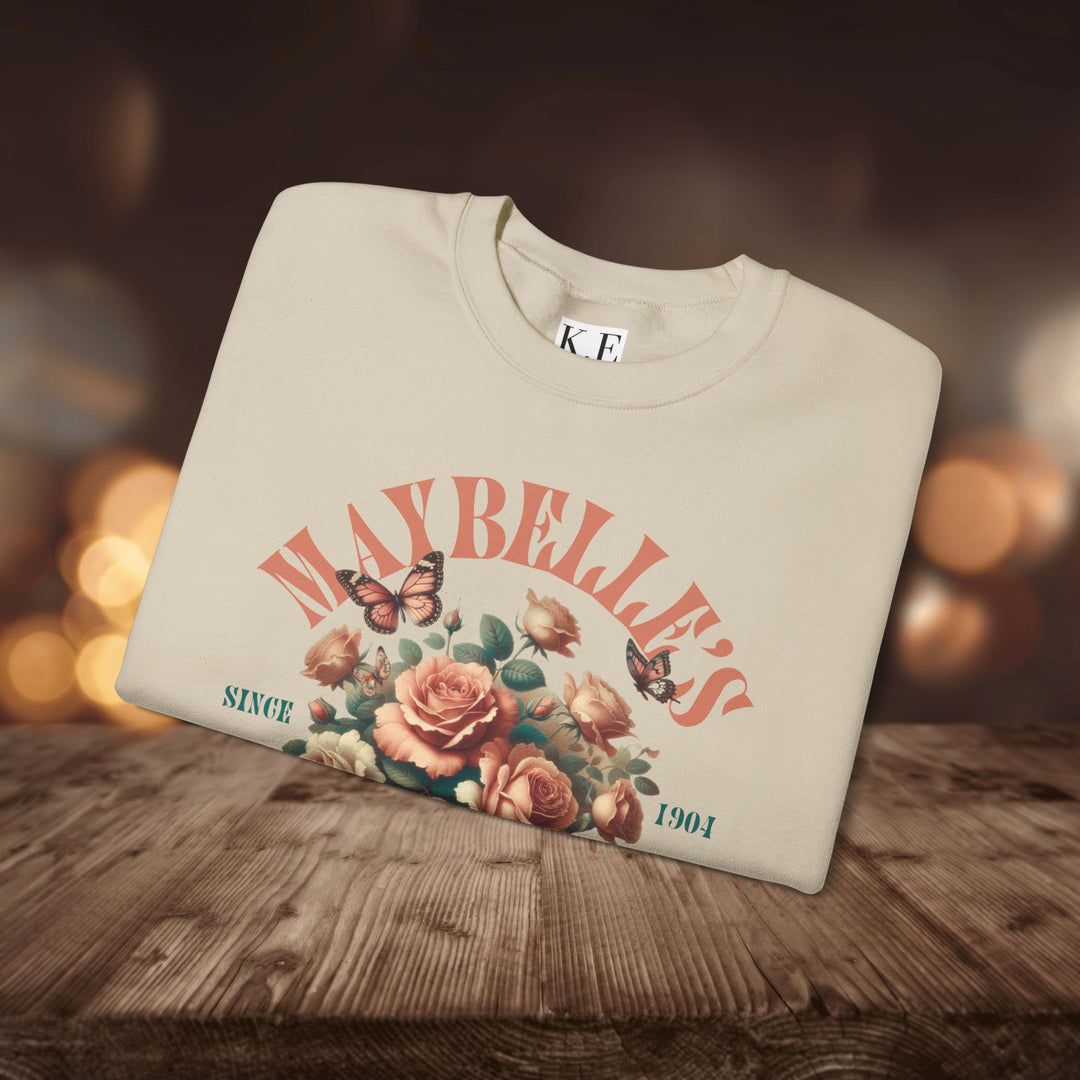 MAYBELLE'S FLORAL CAFE CREWNECK