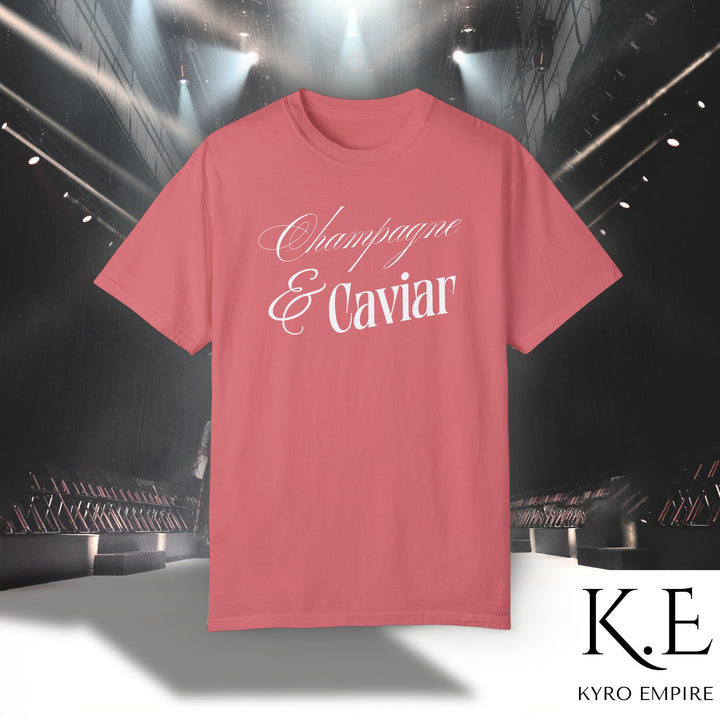 CHAMPAGNE SIPS & CAVIAR DIPS T-SHIRT