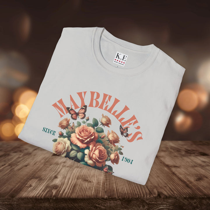 MAYBELLE'S FLORAL CAFE T-SHIRT