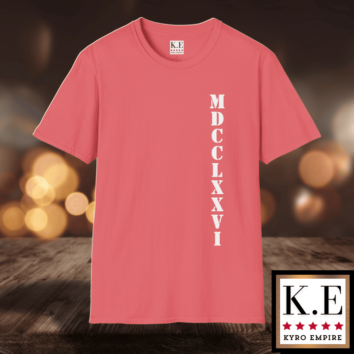 ROMAN NUMERALS 1776 T-SHIRT