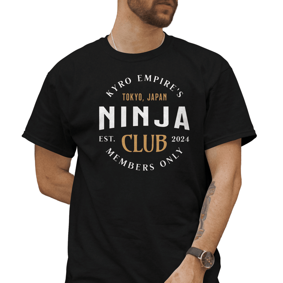 NINJA MEMBERS ONLY CLUB T-SHIRT