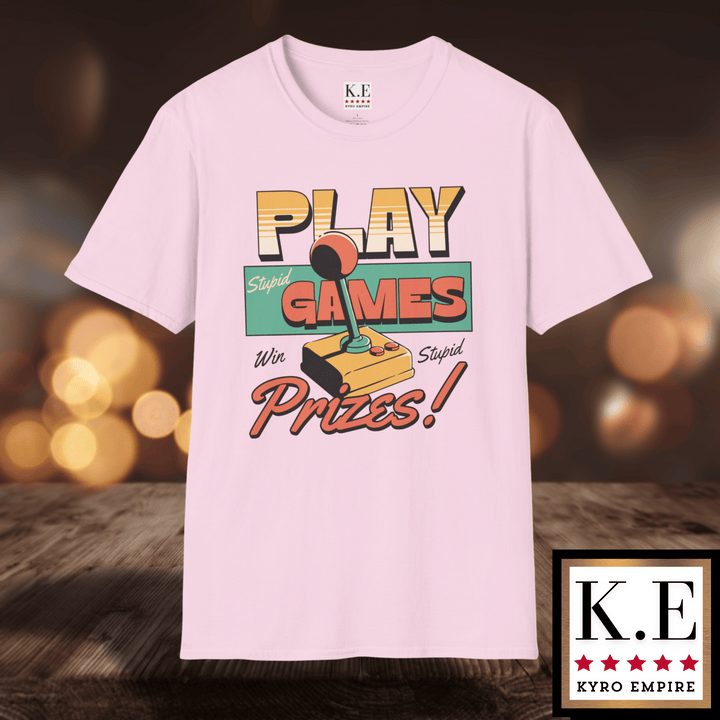 PLAY STUPID GAMES T-SHIRT