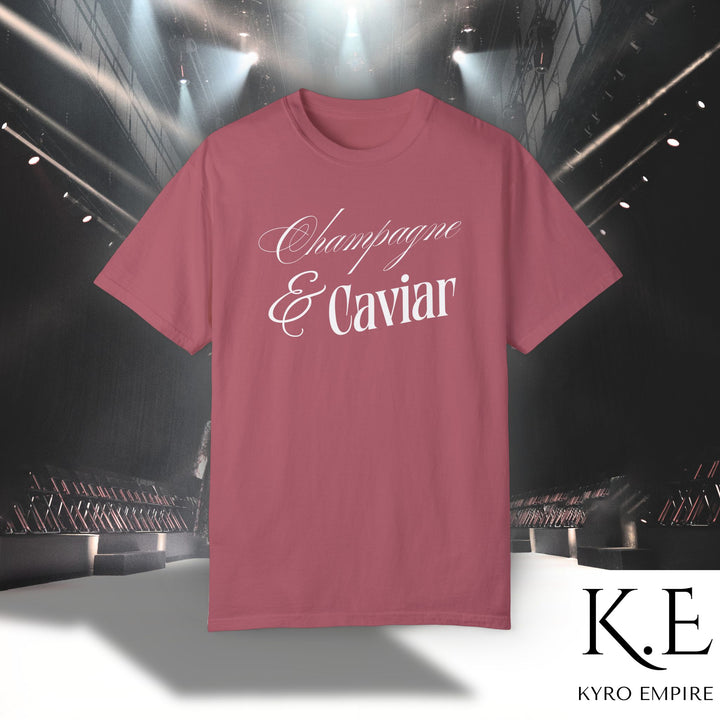 CHAMPAGNE SIPS & CAVIAR DIPS T-SHIRT