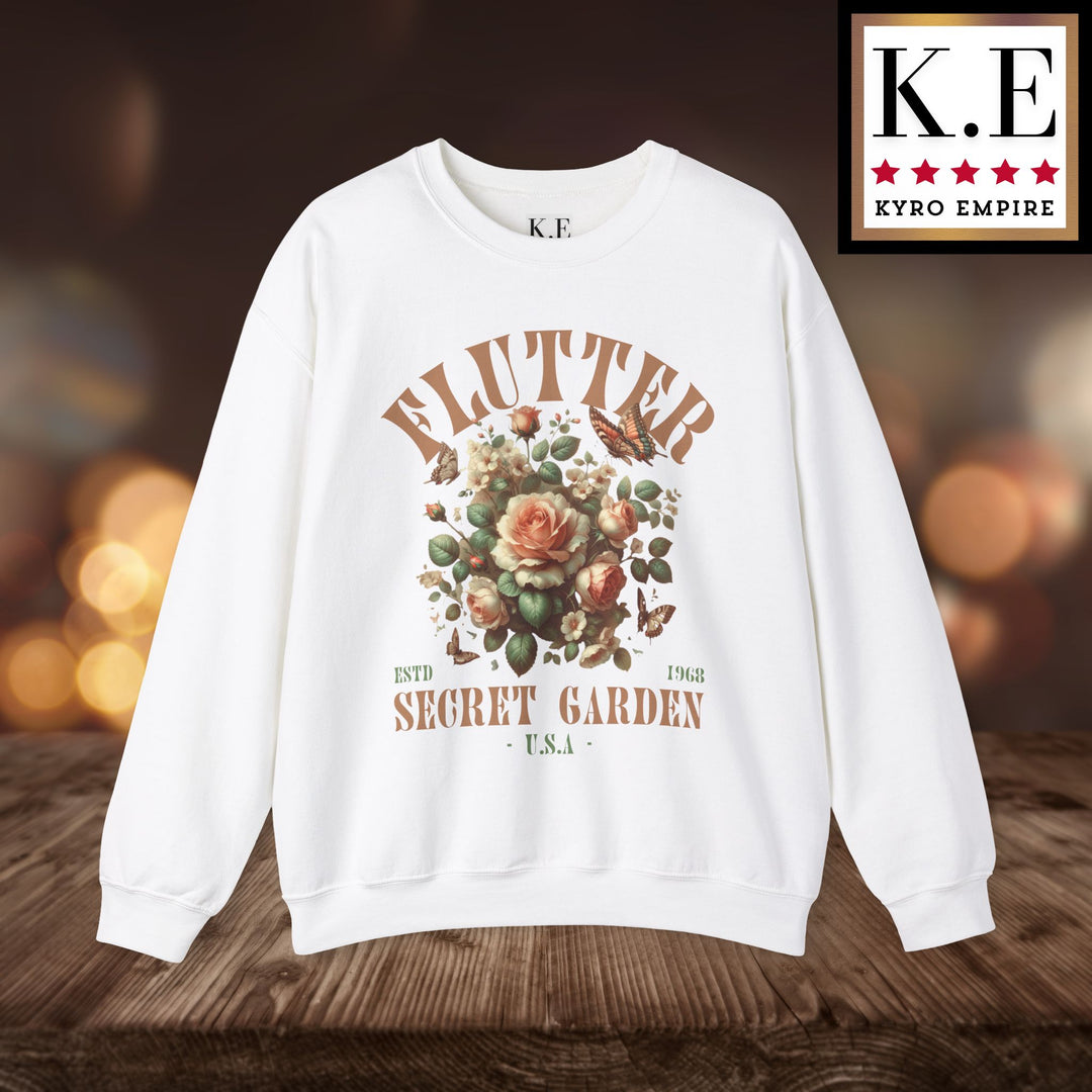 FLUTTER SECRET GARDEN CREWNECK