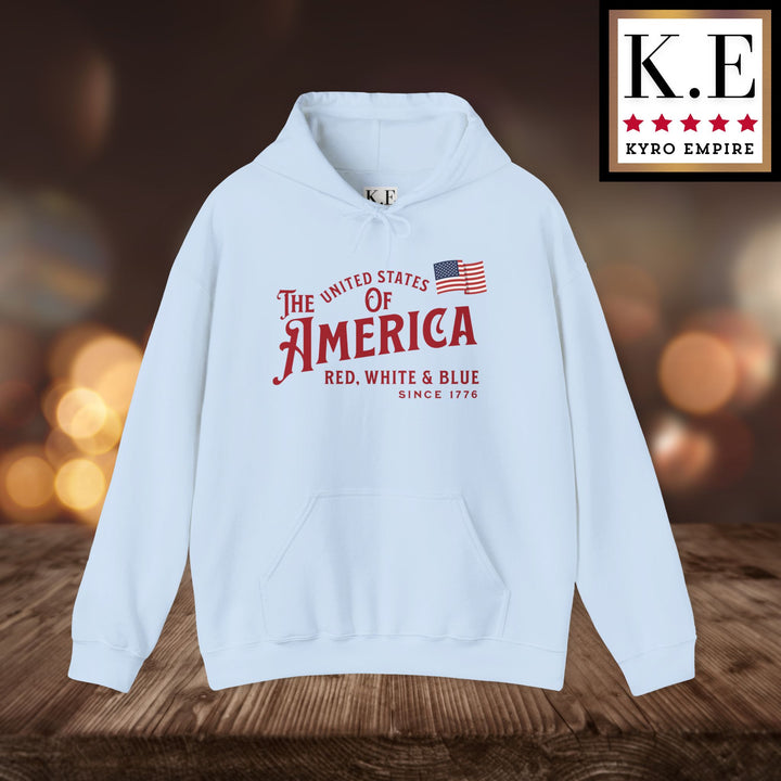 RED WHITE & BLUE HOODIE