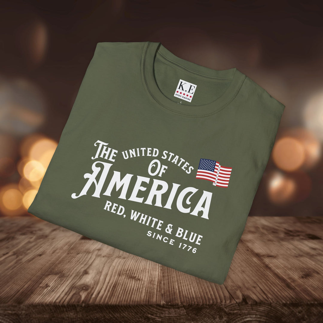 RED WHITE & BLUE T-SHIRT