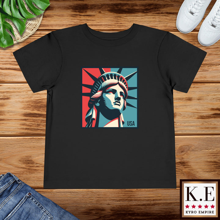 LADY LIBERTY VIBES Toddler Tee