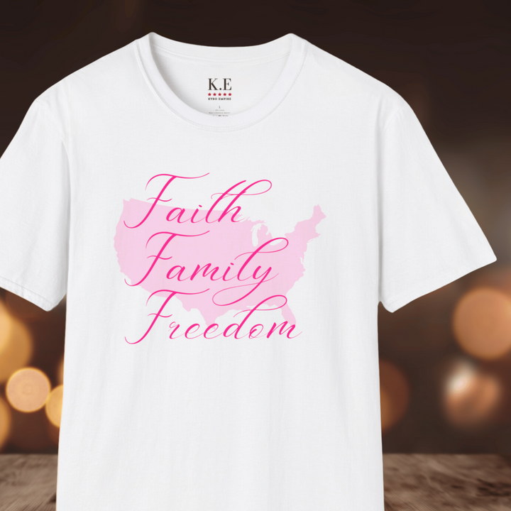 FAITH FAMILY FREEDOM T-SHIRT