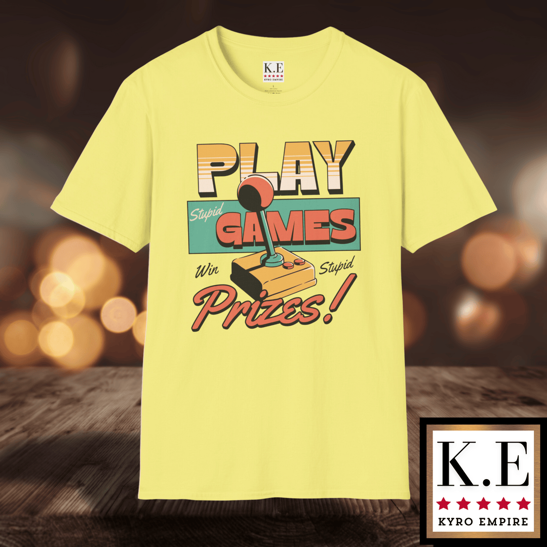 PLAY STUPID GAMES T-SHIRT