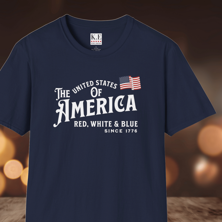 RED WHITE & BLUE T-SHIRT