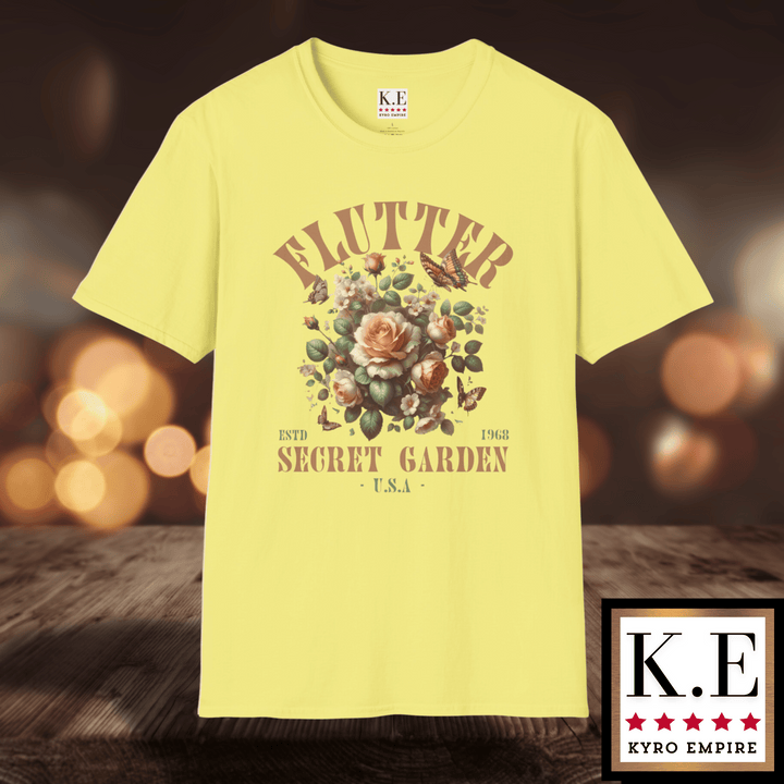 FLUTTER SECRET GARDEN T-SHIRT