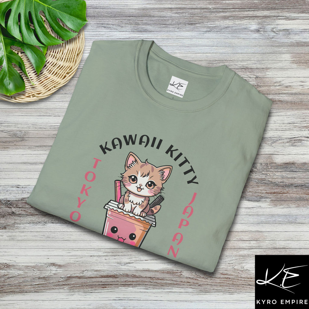 KAWAII KITTY BOBA T-SHIRT