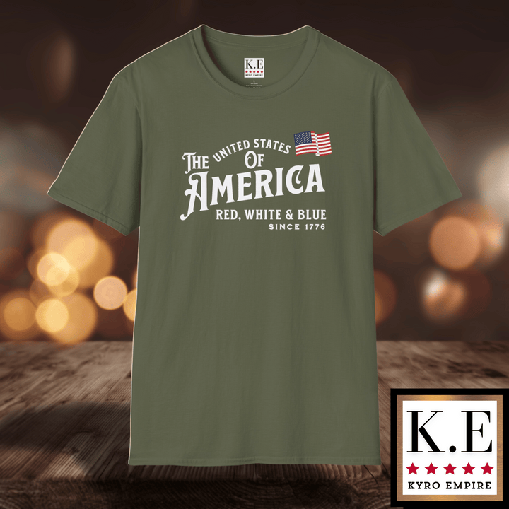 RED WHITE & BLUE T-SHIRT