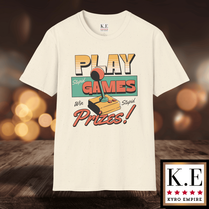 PLAY STUPID GAMES T-SHIRT