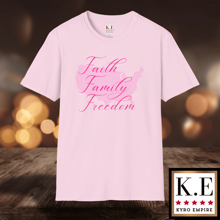 FAITH FAMILY FREEDOM T-SHIRT