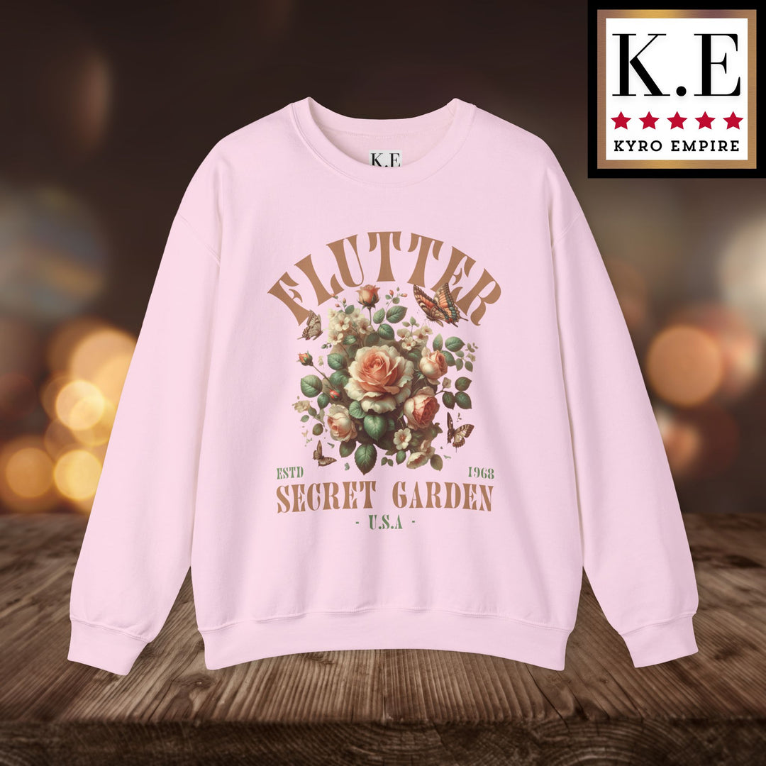 FLUTTER SECRET GARDEN CREWNECK