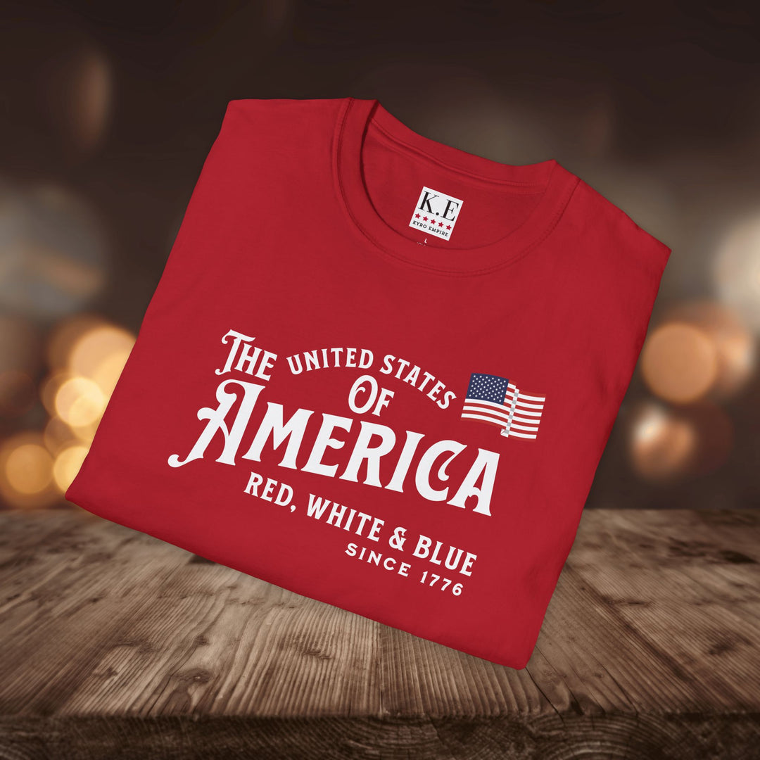 RED WHITE & BLUE T-SHIRT