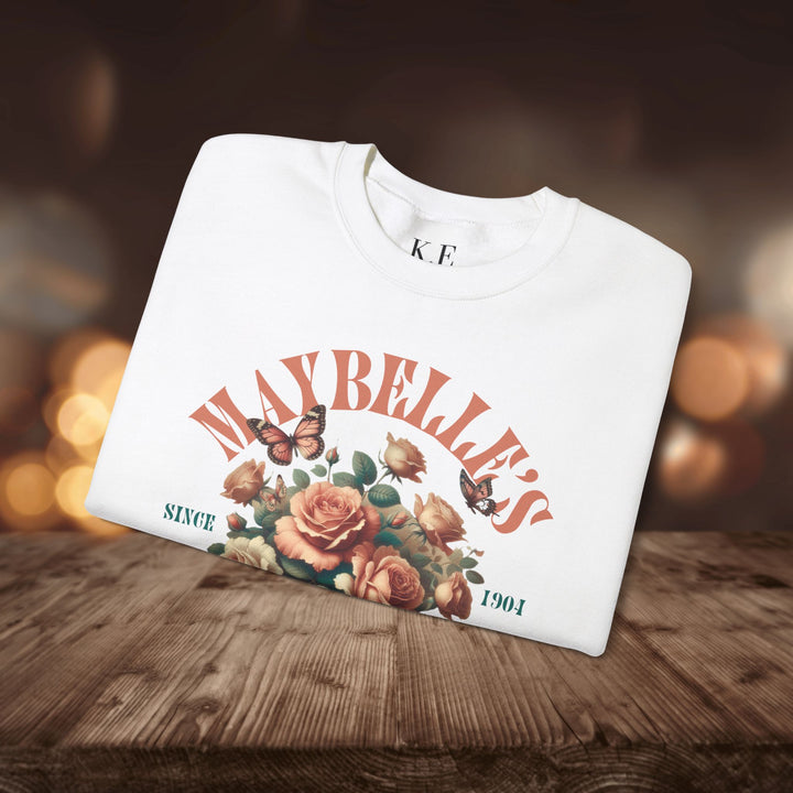 MAYBELLE'S FLORAL CAFE CREWNECK
