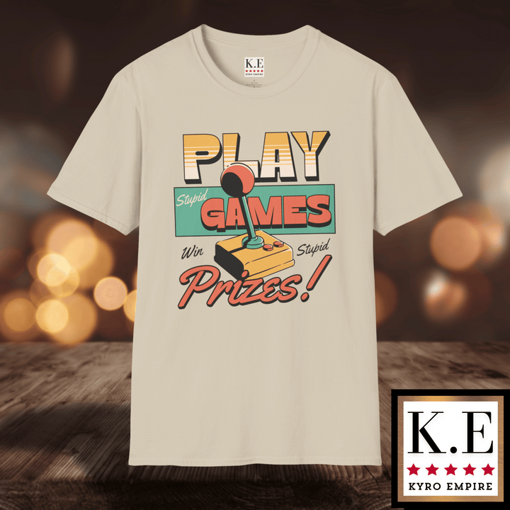 PLAY STUPID GAMES T-SHIRT