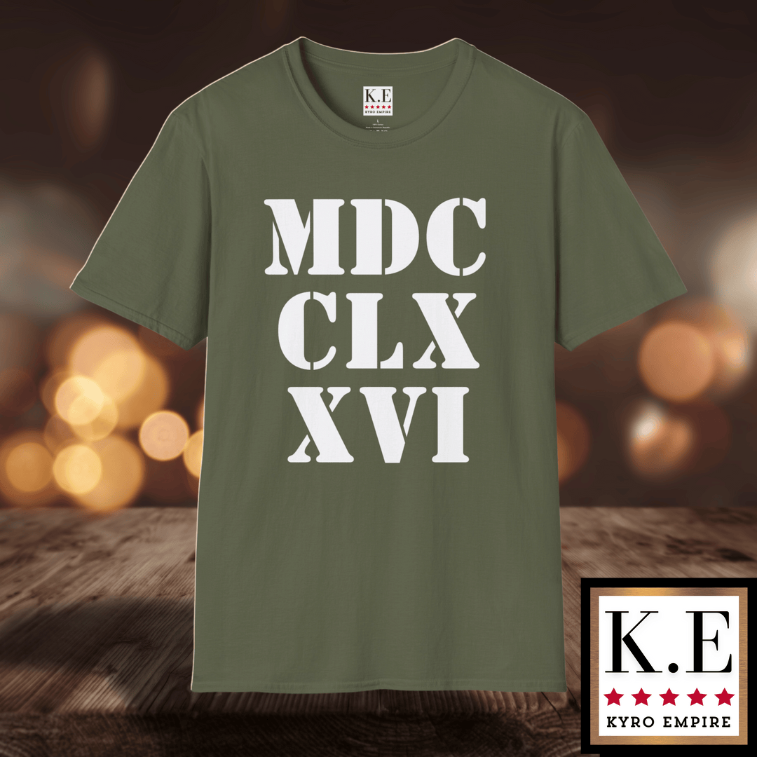 1776 ROMAN NUMERALS T-SHIRT