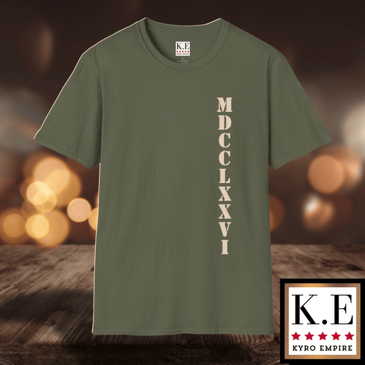 ROMAN NUMERALS 1776 T-SHIRT