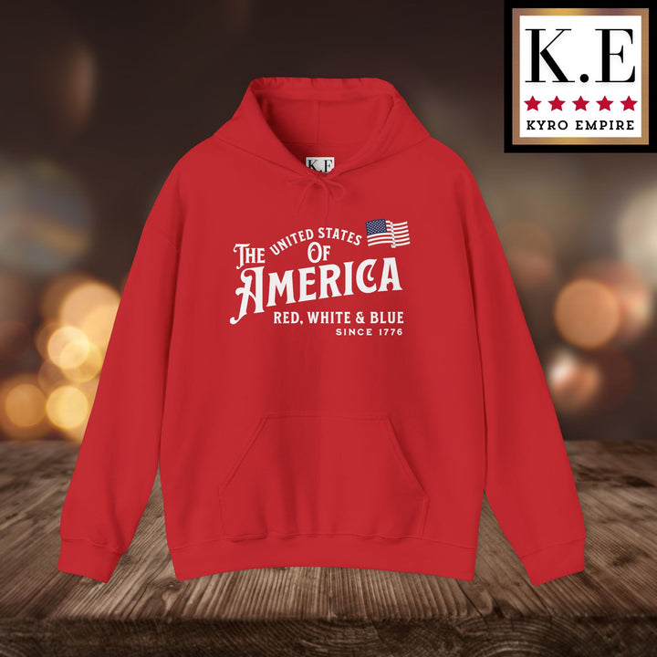 RED WHITE & BLUE HOODIE