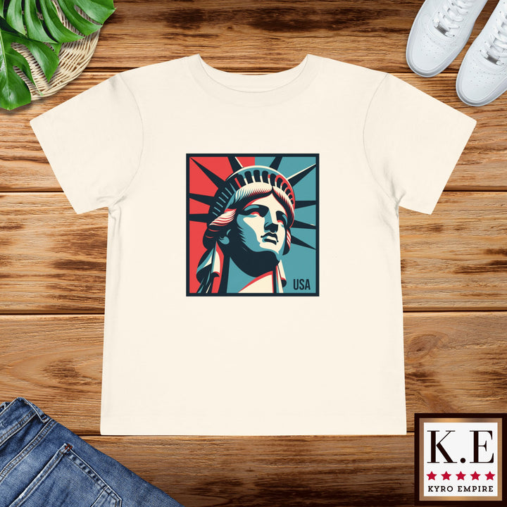 LADY LIBERTY VIBES Toddler Tee