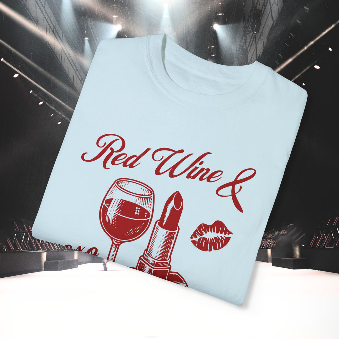 RED WINE & RED LIPSTICK T-SHIRT