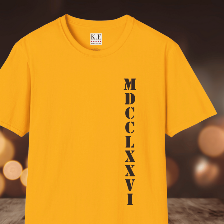 ROMAN NUMERALS 1776 T-SHIRT