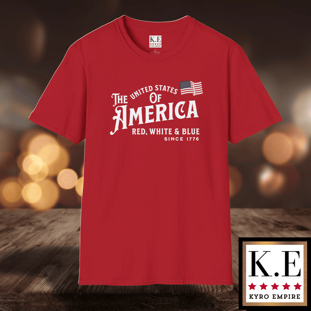 RED WHITE & BLUE T-SHIRT
