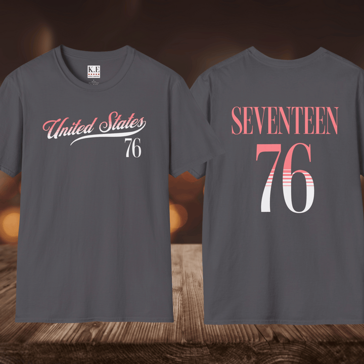 SEVENTEEN 76 JERSEY STYLE T-SHIRT